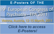 19th European Congress of Psychiatry